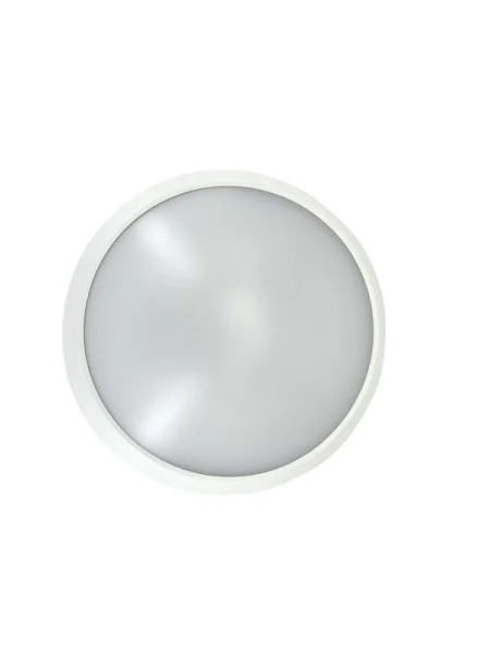 Светильник светодиодный WP 15 C 12W OP 840 D220 WH 220х80мм 12Вт 4000К IP65 ЖКХ круглый пылевлагозащ. бел. Русский Свет 15071523452