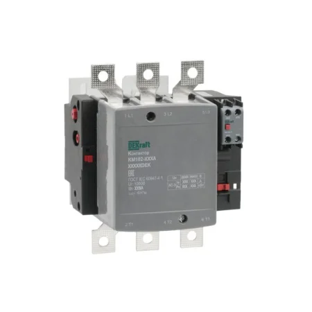 Контактор 225А 380В АС АС3 АС4 1НО+1НЗ КМ-102 DEKraft 21956DEK