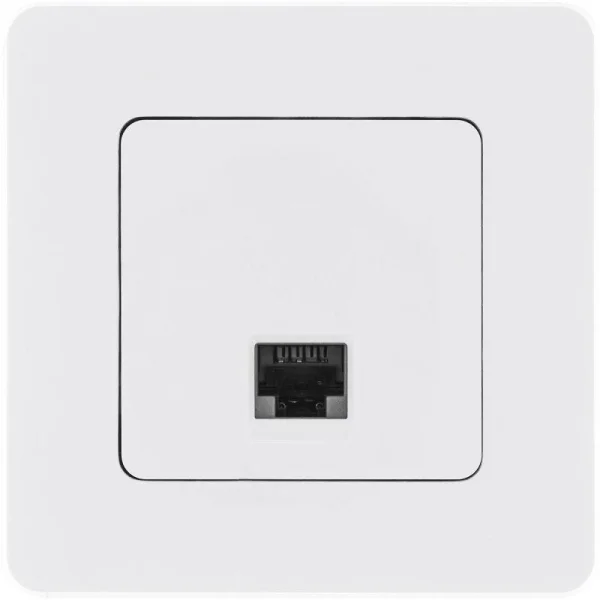 Розетка информационная RJ45 Inspiria CAT.6 UTP бел. Leg 673830