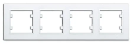 Рамка 4-м Karea горизонт. бел. Makel 56001704