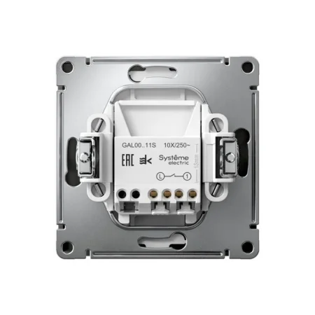 Выключатель 1-кл. ArtGallery 10AX быстрозажим. клем. механизм базальт SE GAL001411S