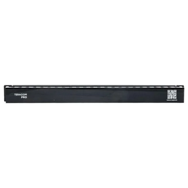 Органайзер кабельный TERACOM PRO с крышкой 19дюйм 1U пластик. черн. EKF TRP-1CORF-PL-BK
