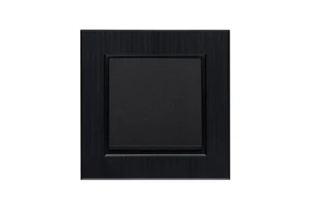 Выключатель 1-клав. Karea LINE STAR чер. Makel 86054001