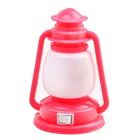 Светильник светодиодный NL-170 "Фонарик" 220В ночник с выкл. розов. Camelion 12526