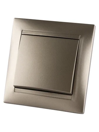 Выключатель на 2 направления 1 кл. 10А бронза "Лама" TDM