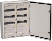 Корпус металлический ЩРн-96 (2х48) 710х570х140 IP54 сер. TITAN 5 IEK TI5-50-N-2X048-54-7035