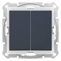Выключатель 2-кл. СП Sedna 10А IP44 (сх. 5) 250В графит SchE SDN0300470
