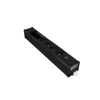 Блок Unica System+ 4хРозетка (2К+З) + 2хUSB A/C + место (45х90) под VDI антрацит SchE INS44257