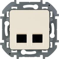 Розетка RJ45 2-м Inspiria CAT.6 UTP сл. кость Leg 673841