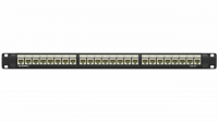 Патч-панель 19дюйм 1UCAT5E 24 модуля RJ45 неэкранированная DKC RN5PPU24