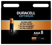 Элемент питания алкалиновый ААА 1.5В LR03-8BL Optimum 5014070 (блист.8шт) Duracell Б0056025