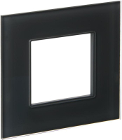 Рамка 1-м SKANDY SK-F21G стекло графит IEK SK-M12-G-K53