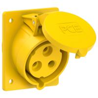 423-4 PCE Розетка встраиваемая наклонная 32А/110V/1P+N+E/IP44,4h