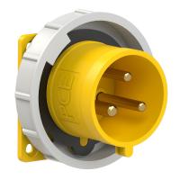 6232-4 Вилка встраиваемая 32A/110V/3P/IP67