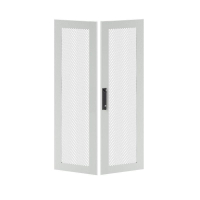Дверь перфорированная двухстворчатая для IT-CQE 1200х800 RAL7035 DKC RGITCPMD1280