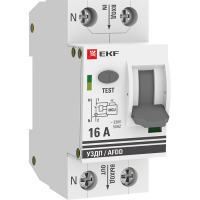 Устройство защиты от дугового пробоя (УЗДП) 1P+N 16А PROxima EKF afdd-2-16-pro