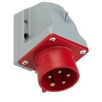515-6tt PCE Вилка настенная 16A/400V/3P+N+E/IP44, безвинтовое подключение