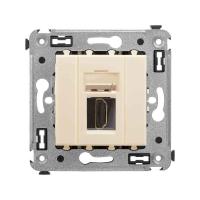 Розетка HDMI 1-м СП Avanti "Ванильная дымка" тип А-А DKC 4405253