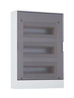 Бокс настенный Basic E 36М сер. прозр. дверь (с клемм) ABB 1SZR004002A2209