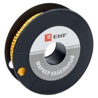 Маркер каб. 6.0кв.мм "3" (ЕС-3) (уп.350шт) EKF plc-KM-6-3