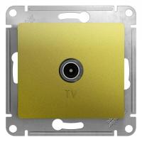 Розетка телевизионная оконечная TV Glossa 1дБ механизм фисташк. SchE GSL001091