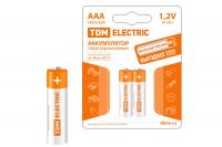 Аккумулятор AAA-600 mAh Ni-MH BP-2 TDM