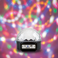 Лампа светодиодная "Диско-шар" RGB 220В с пультом ДУ и Bluetooth IP20 NEON-NIGHT 601-257