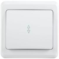 Переключатель проходной 1-кл. 1п СП Вега 10А IP20 ВСп10-1-0-ВБ бел. IEK EVV12-K01-10-DM