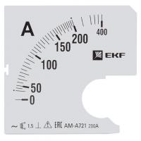 Шкала сменная для A721 200/5А-1.5 PROxima EKF s-a721-200