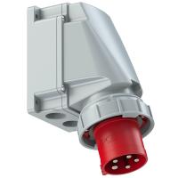 535-6 PCE Вилка настенная 63А/400V/3P+N+E/IP67