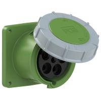 345-10 PCE Розетка встраиваемая 125А/>50-500V/3P+N+E/IP67