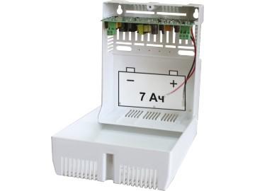 Источник бесперебойного питания СКАТ-1200С 12В 1А пластик. корпус под АКБ 7А.ч без АКБ Бастион 24