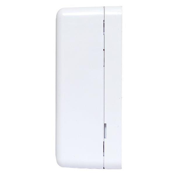 Корпус розетки настенной на 1 модуль Keystone со шторкой и маркером бел. TERACOM PRO EKF TRP-EBOX-1KSTN-WH
