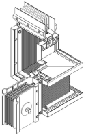 Секция Z-образ. лев. вверх 1000А Al 3L+N+PER IP55 тран. IEK LB-1000A4-35-F-ZLU