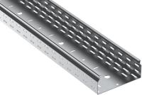 Лоток листовой перфорированный ESCA 7 80х200 L2500 сталь 1.5мм IEK CLP10-080-200-150-D25