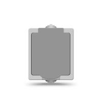Розетка Аллегро с заземл. защ. шторки с крышкой IP54 сер. UNIVersal 1282