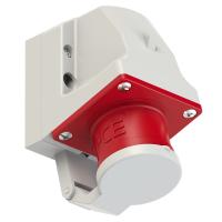 514-6d PCE Вилка настенная 16А/400V/3P+E/IP44 с крышкой