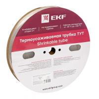 Трубка термоусадочная ТУТ 6/3 прозр. (уп.100м) PROxima EKF tut-6-tr