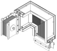 Секция Z-образ. прав. вниз 1000А Al 3L+N+PER НК IP55 тран. IEK LB-1000A4-25-F-ZRD