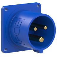 613-6f3 PCE Вилка встраиваемая 16А/230V/1P+N+E/IP44, фланец 56x56