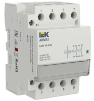 Контактор модульный KMR 40А 24В AC/DC 4НО ARMAT IEK AR-KMR20-040-40-024