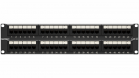 Патч-панель 19дюйм 2UCAT5E 48 портов RJ45 неэкранированная DKC RN5PPU242