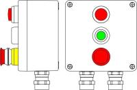 Корпус взрывозащищенный 160х160х90мм 1Ex d e IIC T6 Gb X /Ex tb IIIB T80град.C Db X / IP66 Т6 40град.C алюм. DKC 2201.171.19.00B