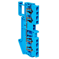 Колодка клеммная ST-2.5 31А 4 вывода пружинная син. PROxima EKF plc-st-2.5-4-blue
