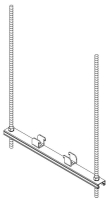 Узел крепления гориз. 1600А Cu IEK LB-1600C4-35-F-HS