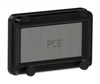 900607s-p PCE Защитное окно на 7 модулей IP67, черное