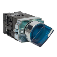 Переключатель BD21 2P с син. подстветкой 230В NO PROxima EKF xb2-bk21-b-230