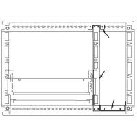 Комплект для созд. кабельного отсека для шкафов CQE 1800х400 DKC R5PFI1840