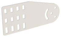 Пластина шарнирная H=100мм RAL 9016 IEK CLM51D-PSH-100-9016