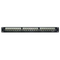 Патч-панель модульная 19дюйм 1U CAT6 24 порта RJ45 экранир. DKC RN6PPF24